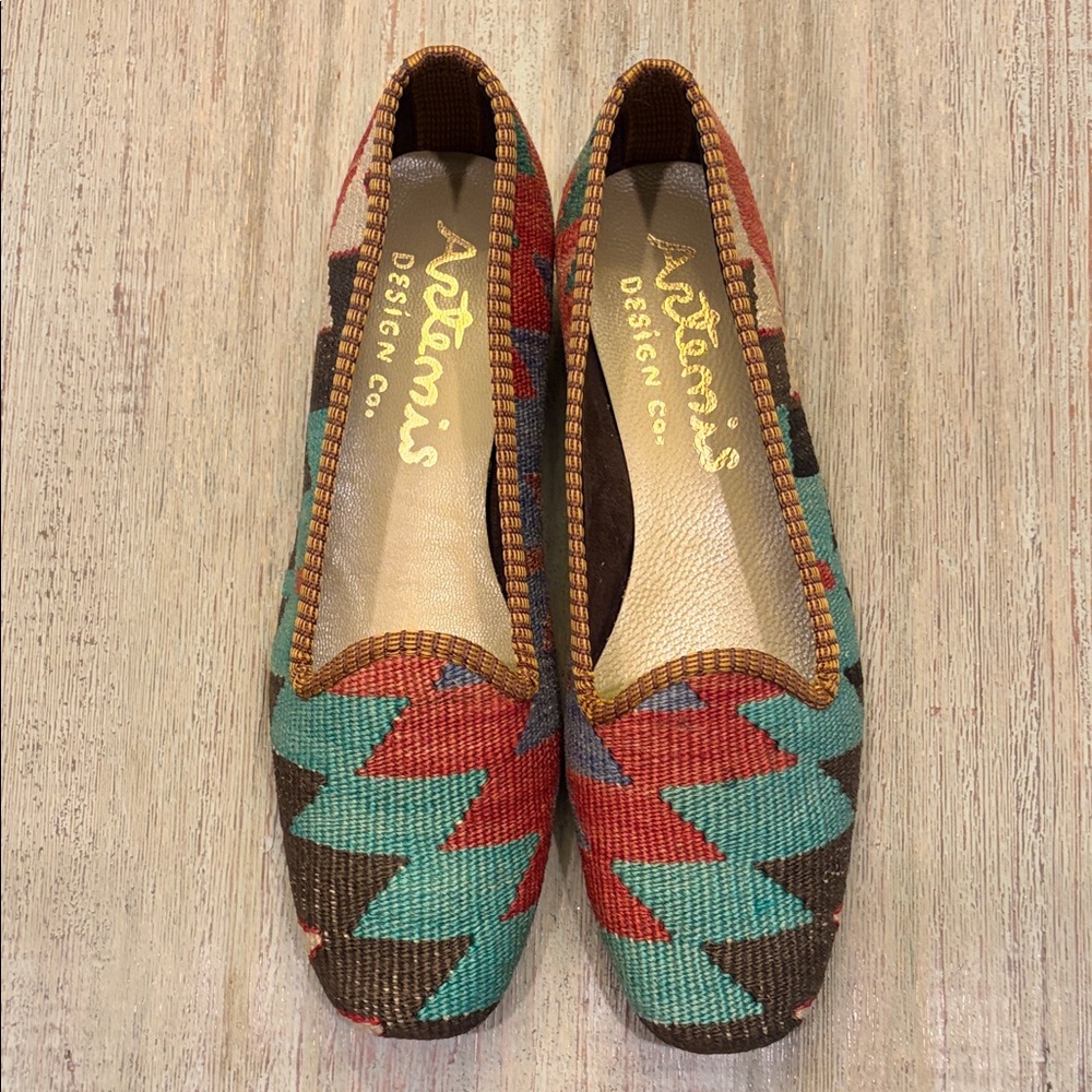 Artemis Design Co. Colorful Zigzag Loafers